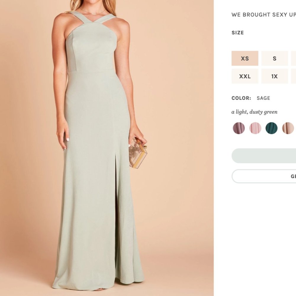 Birdy Grey Sage Gene Crepe Dress